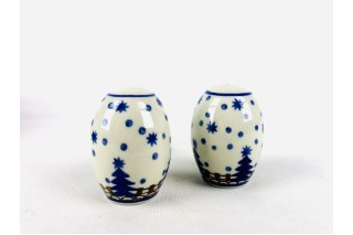 742 + 735 Bunzlau Zout en Peper Kerst Peper en Zout